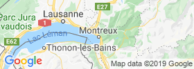 Le Chatelard map